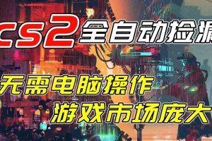 （17160期）开年王炸CSGO挂机项目，单日捡漏1000+，无需电脑操作，无需进入游戏，支持任何验证